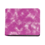 Pink Tie Dye Print Bifold Wallet