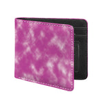 Pink Tie Dye Print Bifold Wallet