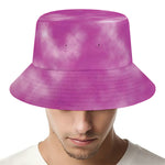 Pink Tie Dye Print Bucket Hat