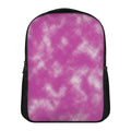 Pink Tie Dye Print Casual Backpack
