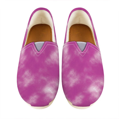 Pink Tie Dye Print Casual Shoes