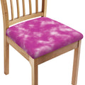 Pink Tie Dye Print Chair Cushion Cover