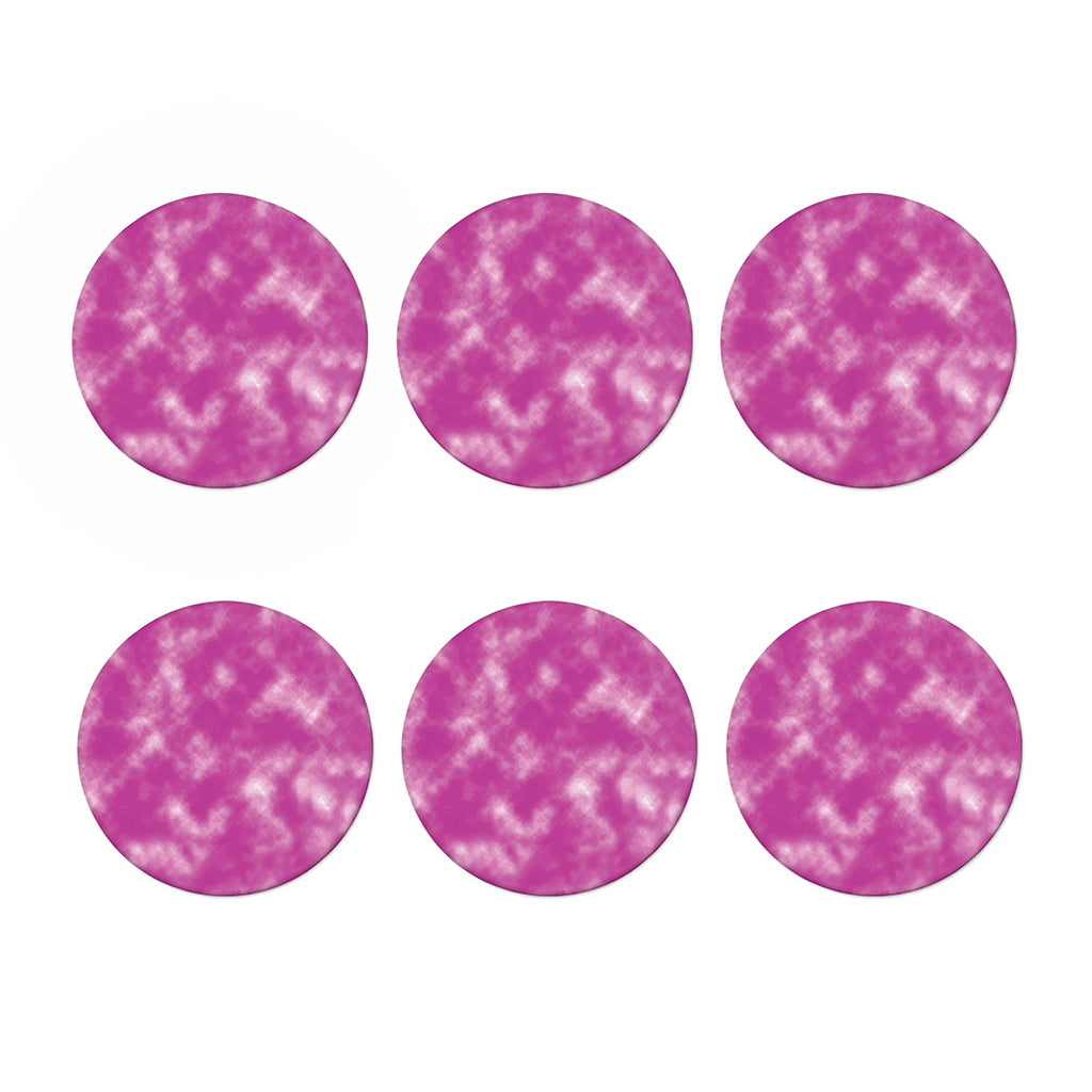 Pink Tie Dye Print Coaster Set
