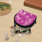 Pink Tie Dye Print Coin Purse
