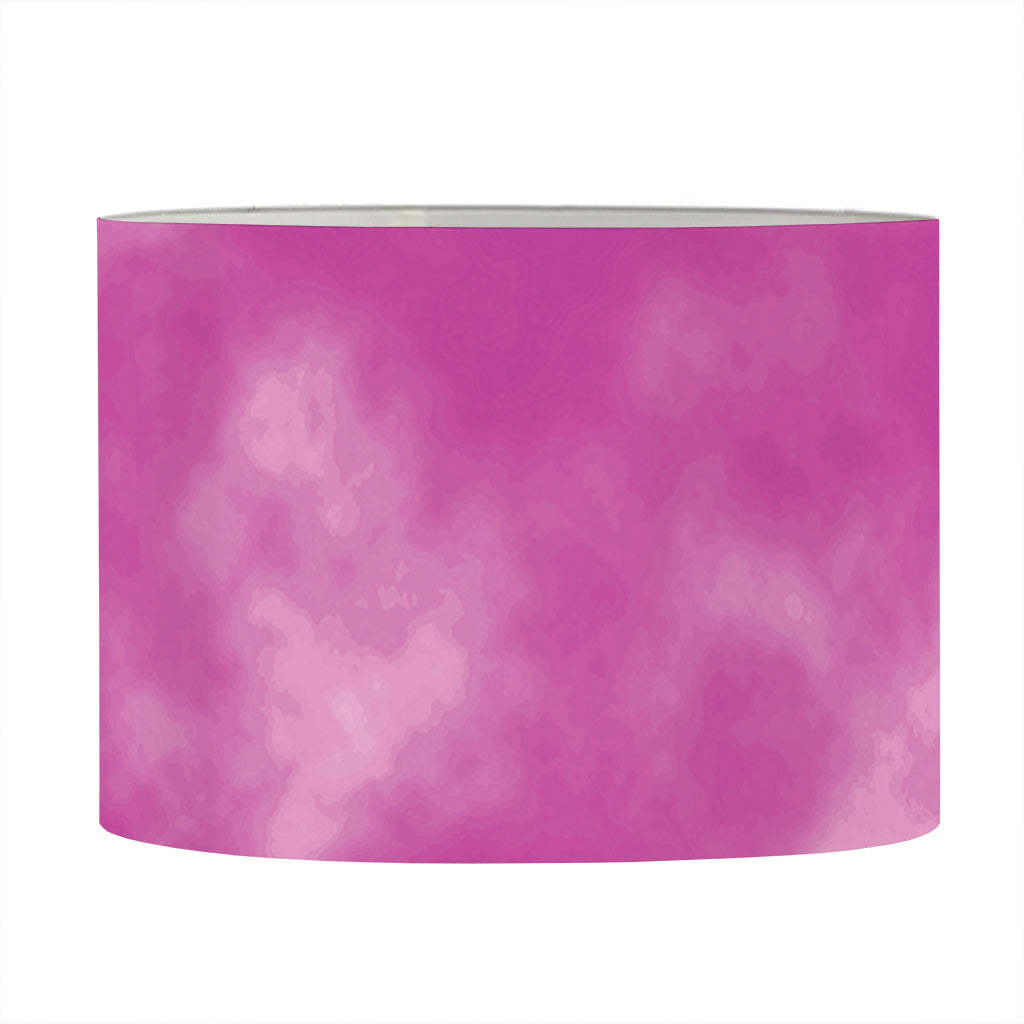 Pink Tie Dye Print Drum Lamp Shade