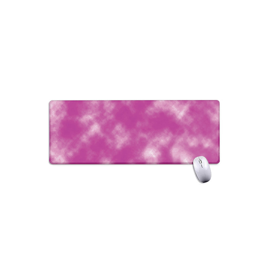 Pink Tie Dye Print Extended Mouse Pad