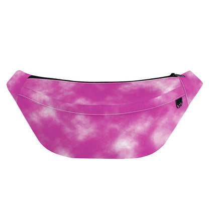 Pink Tie Dye Print Fanny Pack
