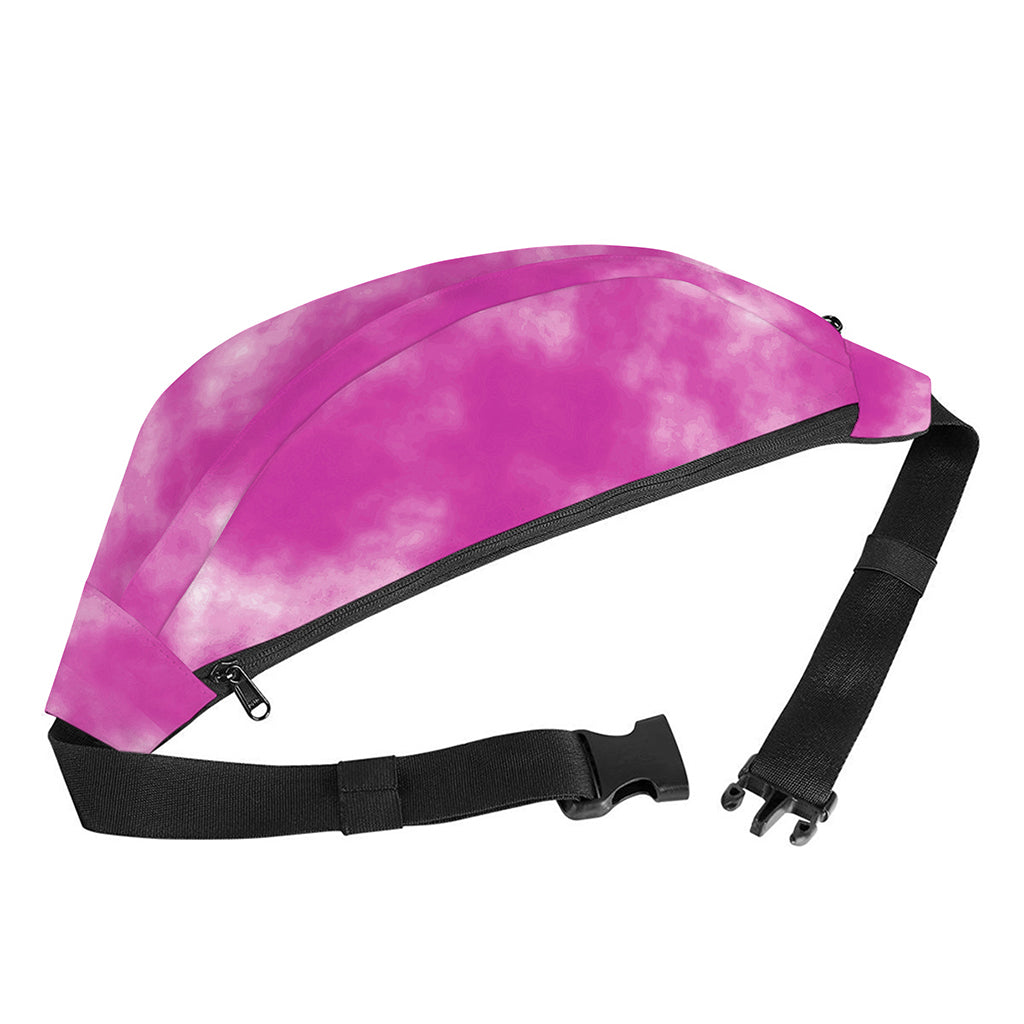 Pink Tie Dye Print Fanny Pack