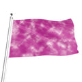 Pink Tie Dye Print Flag