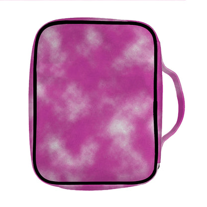 Pink Tie Dye Print Front Pocket Bible Bag