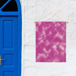 Pink Tie Dye Print Garden Flag