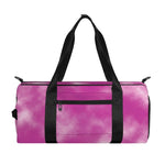 Pink Tie Dye Print Gym Bag