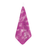 Pink Tie Dye Print Hand Towel