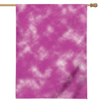 Pink Tie Dye Print House Flag