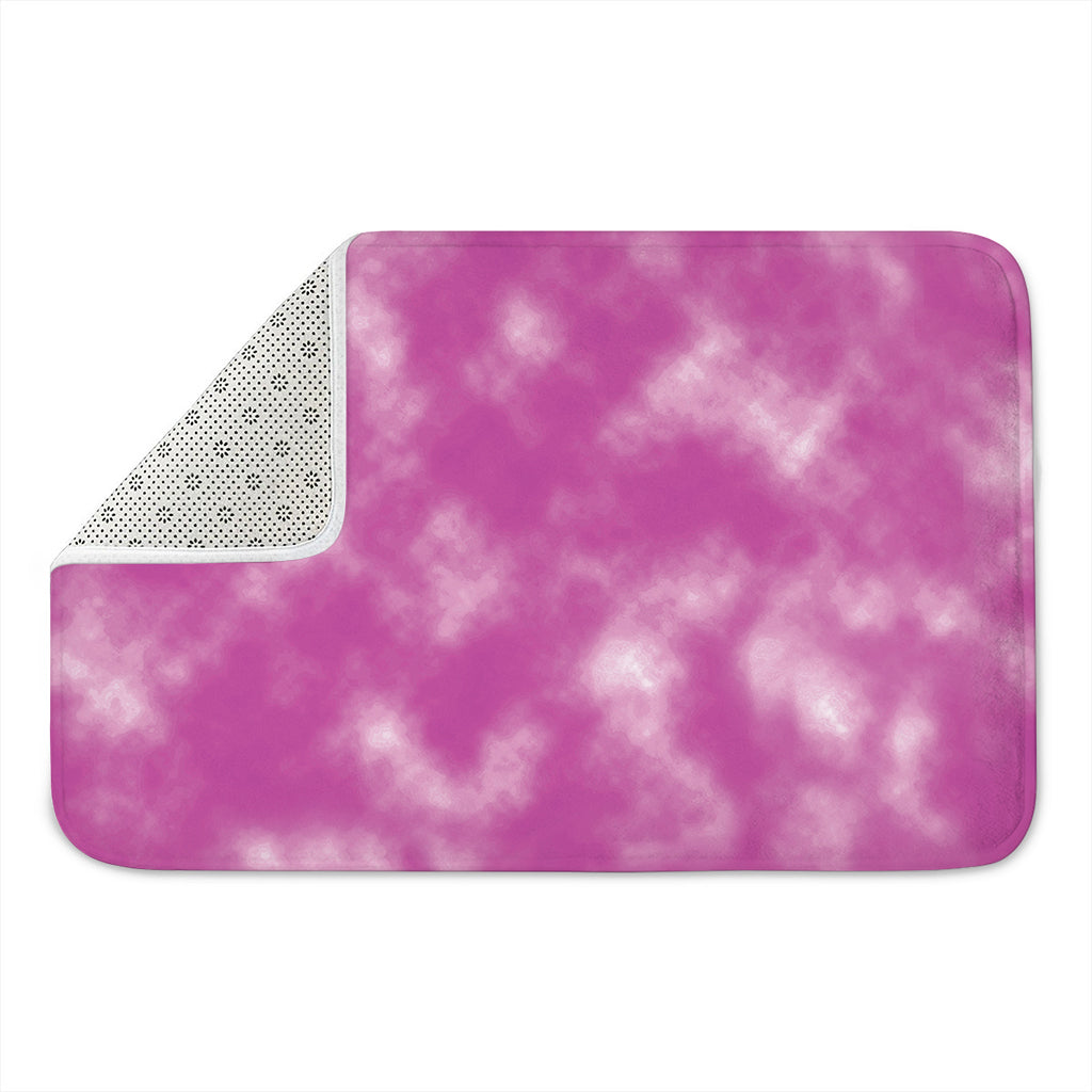 Pink Tie Dye Print Indoor Door Mat