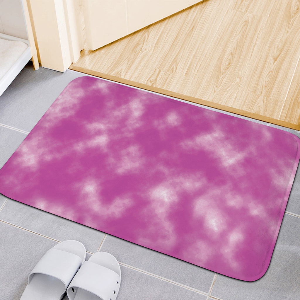 Pink Tie Dye Print Indoor Door Mat