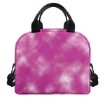 Pink Tie Dye Print Insulated Lunch Bag