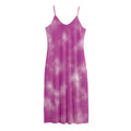 Pink Tie Dye Print Jersey Midi Cami Dress