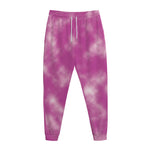Pink Tie Dye Print Jogger Pants