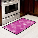 Pink Tie Dye Print Kitchen Mat