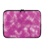 Pink Tie Dye Print Laptop Sleeve
