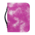 Pink Tie Dye Print Leather Bible Cover