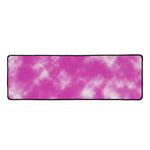 Pink Tie Dye Print Long Kitchen Mat