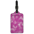 Pink Tie Dye Print Luggage Tag