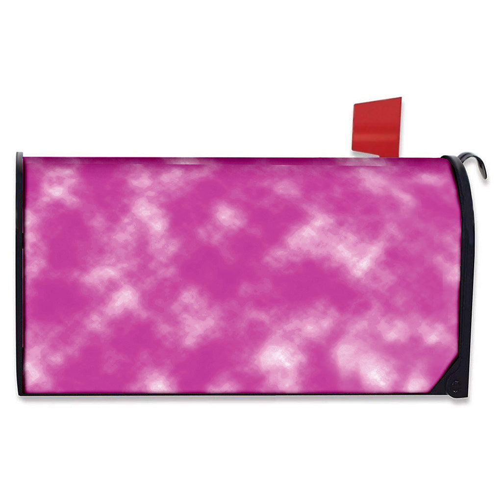Pink Tie Dye Print Mailbox Cover