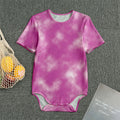 Pink Tie Dye Print Men's Bodysuit