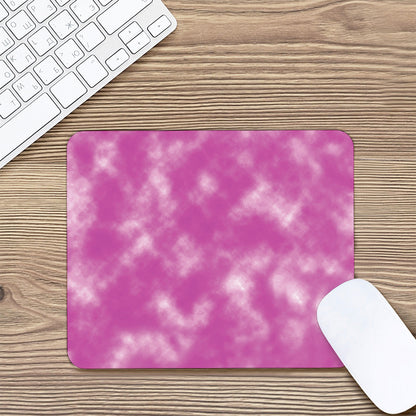 Pink Tie Dye Print Mouse Pad