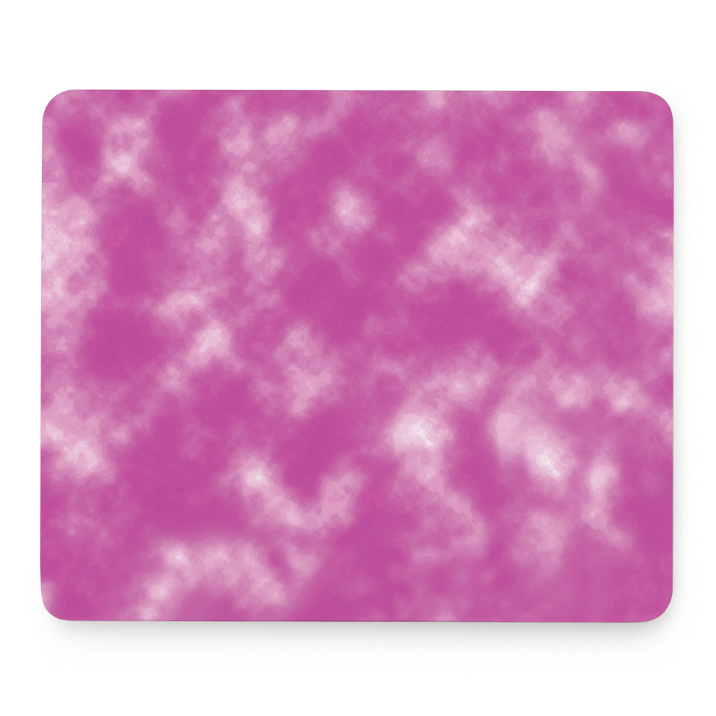 Pink Tie Dye Print Mouse Pad