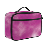 Pink Tie Dye Print Portable Lunch Bag
