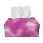 Pink Tie Dye Print Rectangle Tissue Box Cover