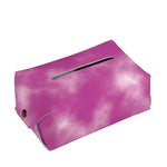 Pink Tie Dye Print Rectangle Tissue Box Cover