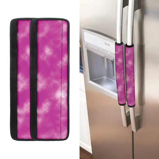 Pink Tie Dye Print Refrigerator Handle Covers