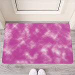 Pink Tie Dye Print Rubber Doormat