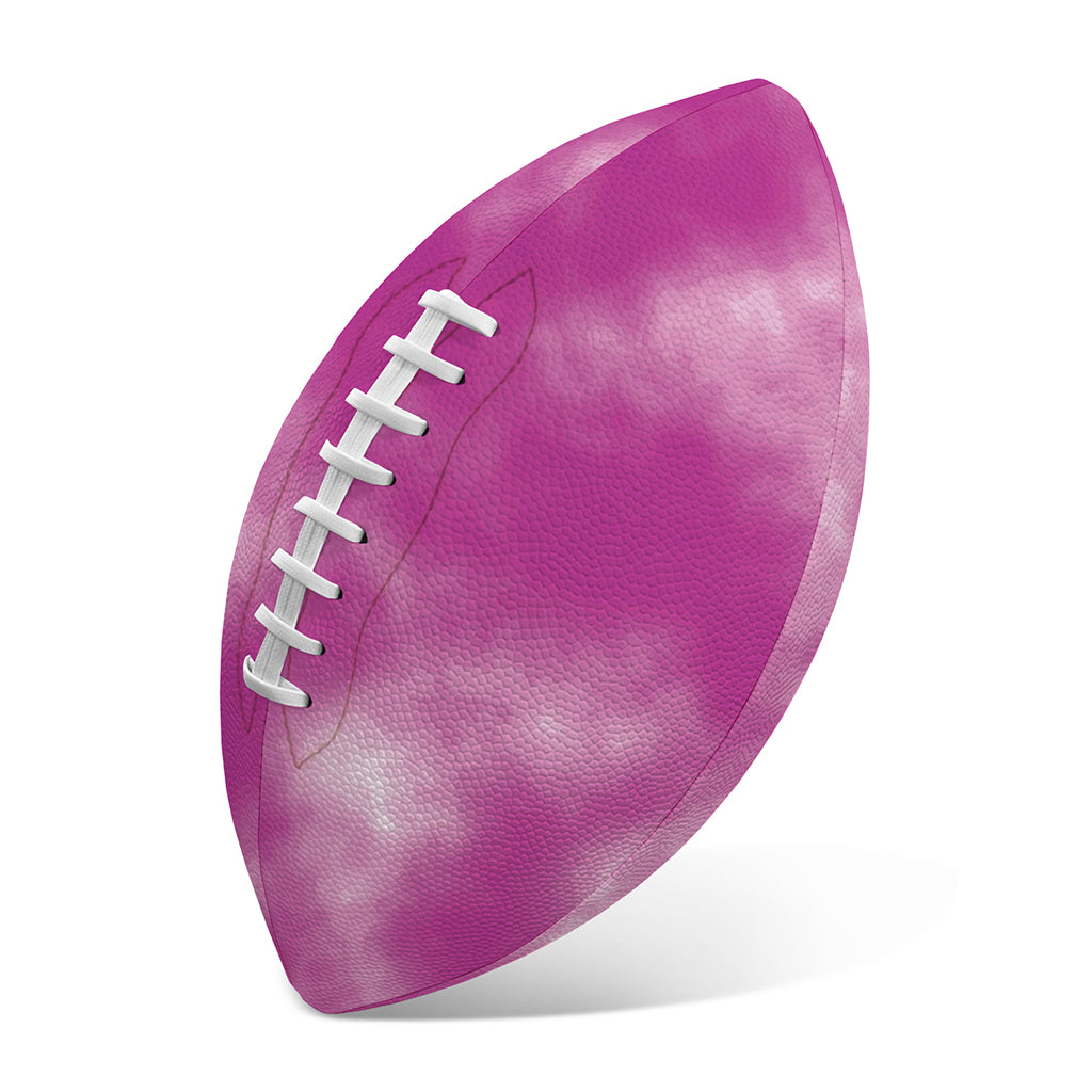 Pink Tie Dye Print Rugby Ball