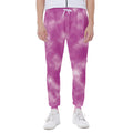 Pink Tie Dye Print Joggers