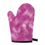 Pink Tie Dye Print Single Oven Mitt