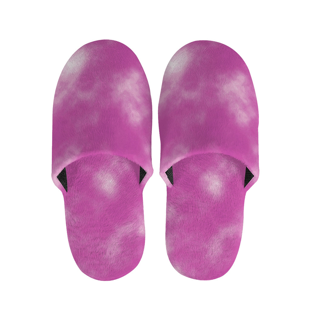 Pink Tie Dye Print Slippers