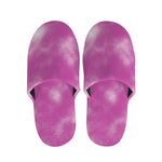 Pink Tie Dye Print Slippers