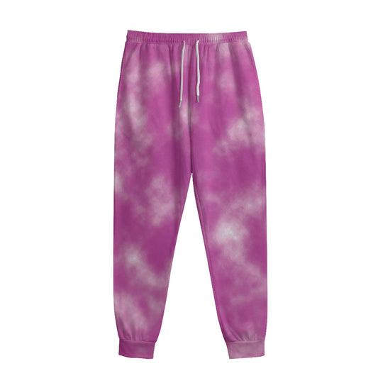 Pink Tie Dye Print Sweatpants