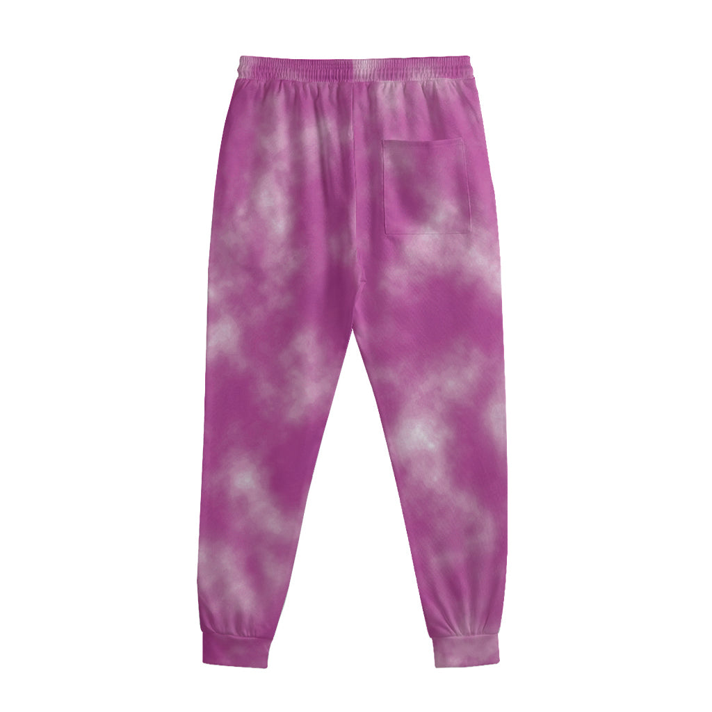 Pink Tie Dye Print Sweatpants