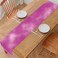 Pink Tie Dye Print Table Runner