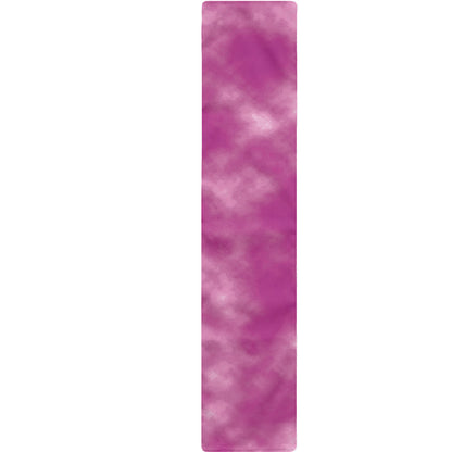 Pink Tie Dye Print Table Runner