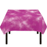 Pink Tie Dye Print Tablecloth