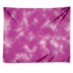 Pink Tie Dye Print Tapestry