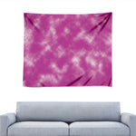 Pink Tie Dye Print Tapestry