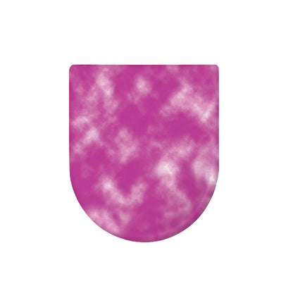 Pink Tie Dye Print Toilet Lid Cover